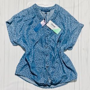 Alex & Parker Polka Dot Top NWT